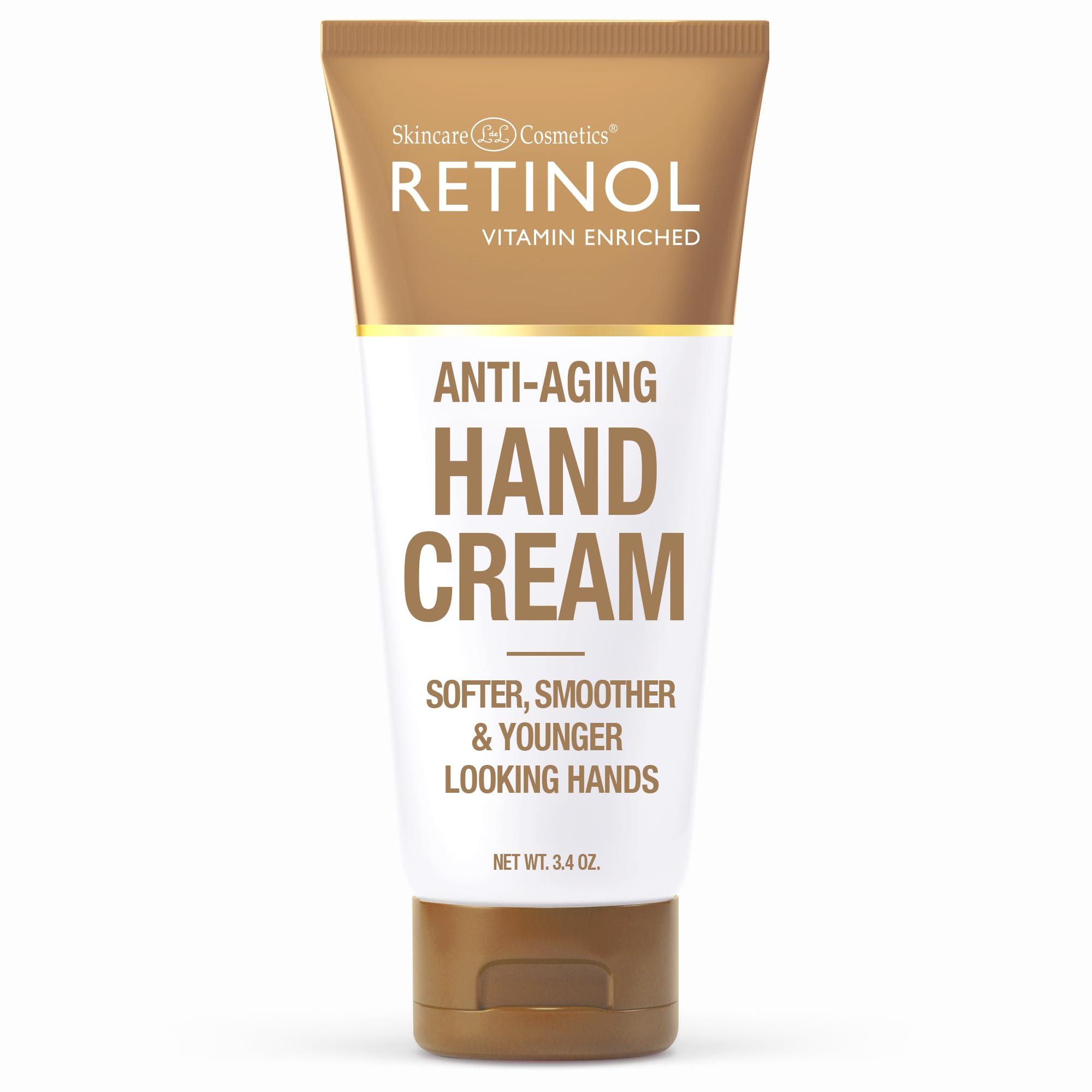 Retinol Retinol Anti-Aging Hand Cream The Original Brand For Younger Looking Hands Rich, Velvety Hand Cream Conditions & Protects Skin, Nails & Cuticles Vitamin A Minimizes Ages Effect on Skin