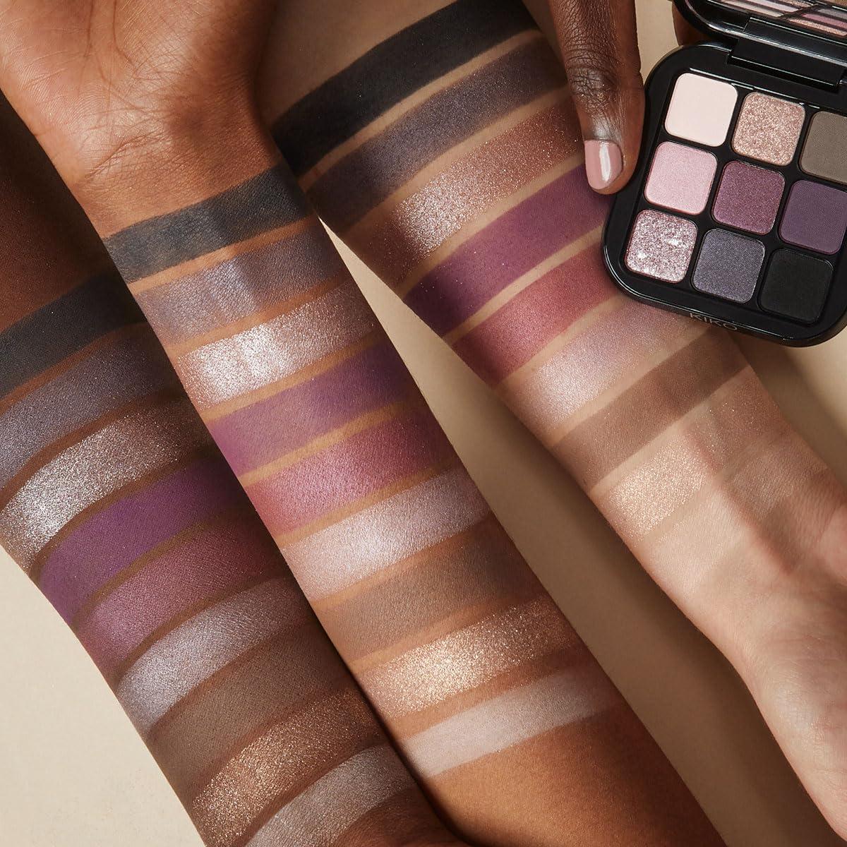 Kiko Kiko MILANO - New Glamour Multi Finish Eyeshadow Palette 04 Palette with 9 eyeshadows in different finishes