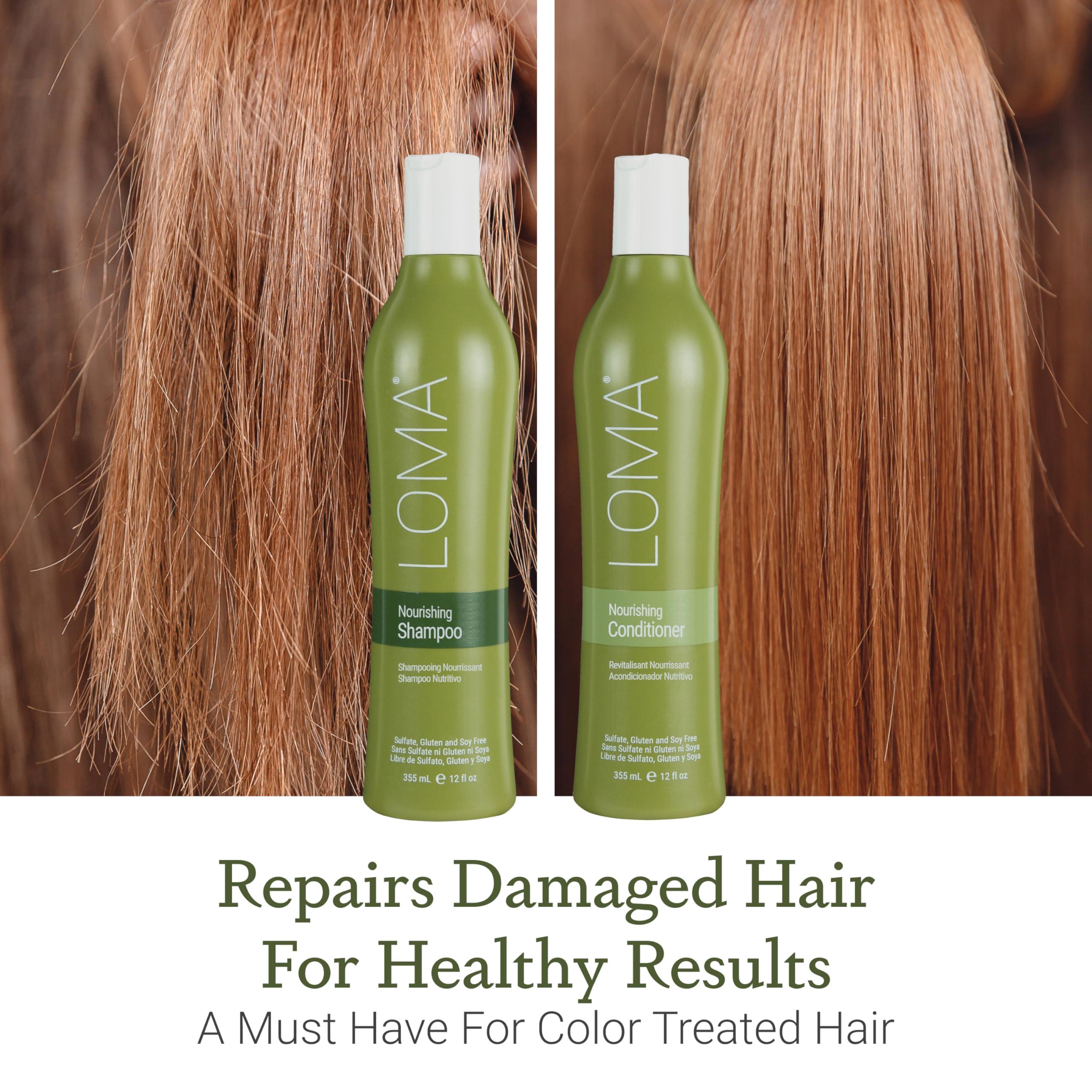 LOMA LOMA Nourishing Shampoo and Nourishing Conditioner (DUO PACK) 12 Ounce Each