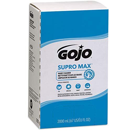 GOJO GOJO 7272-04 SUPRO Max Hand Cleaner, 2000Ml Capacity Pouch, Tan, 8.75 mm Height, 5.125 mm Width, 2000 mL