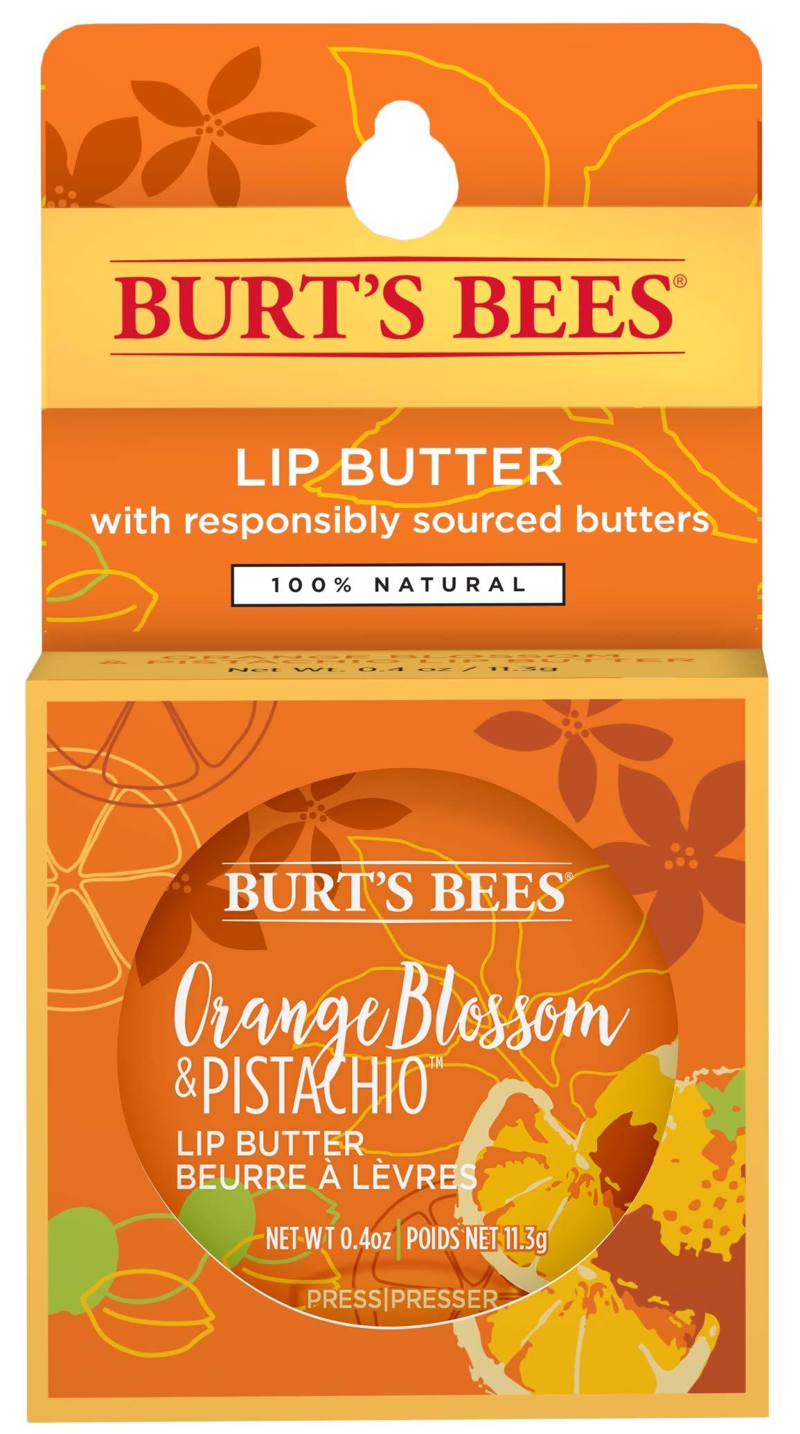 Burt\'s Bees Burts Bees Orange Blossom and Pistachio Lip Butter Lip Balm Unisex 0.4 oz
