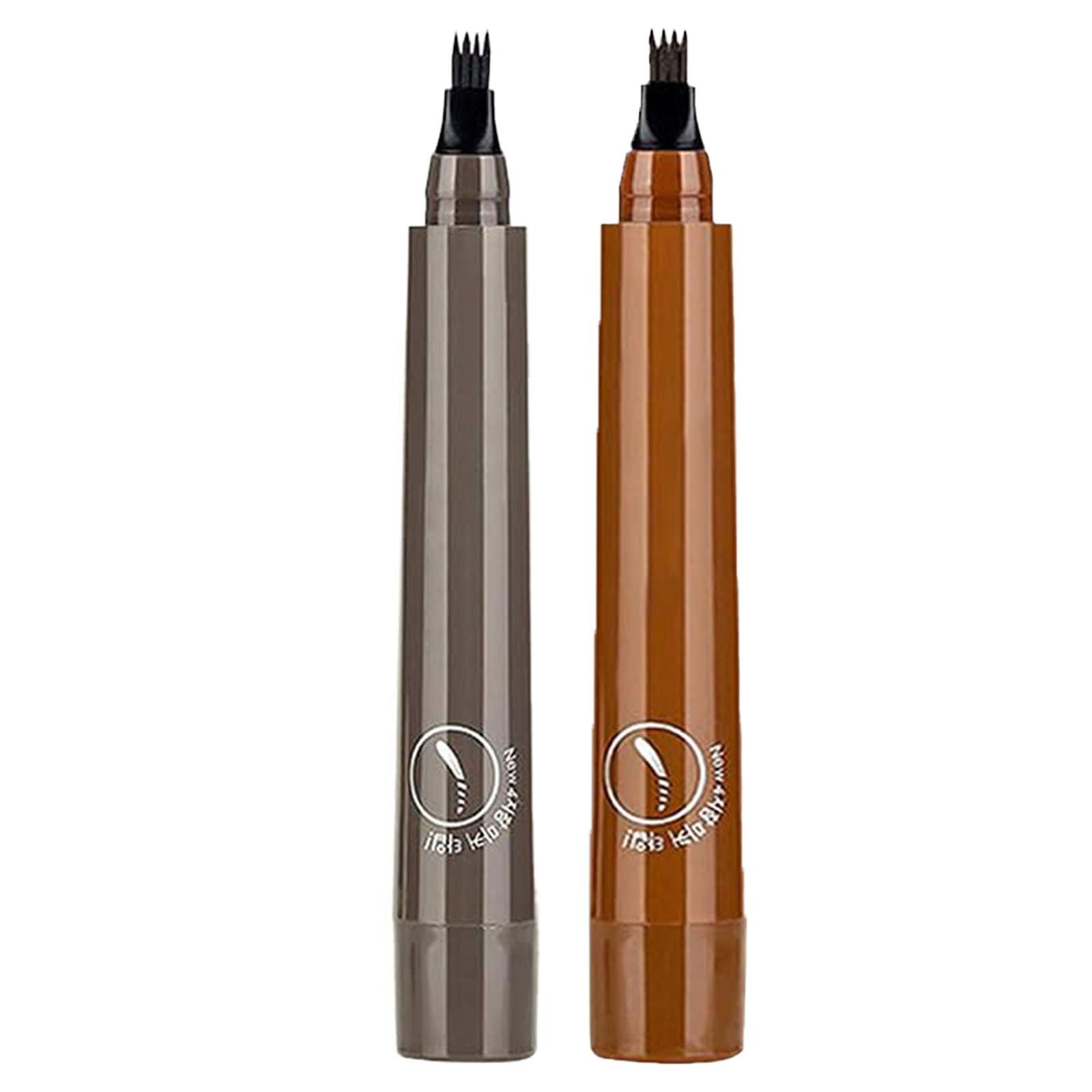 NinthAvenue Basics Whimsyard Eyebrow Pen, Whimsyard Eyebrow Pencil, Whimsyard Eyebrow Pen Waterproof, Whimsyard Microblading Eyebrow Pen,3D Waterproof Microblading Eyebrow Pen Whimsyard,4 Tip Microblade Brow Pen (01+04)