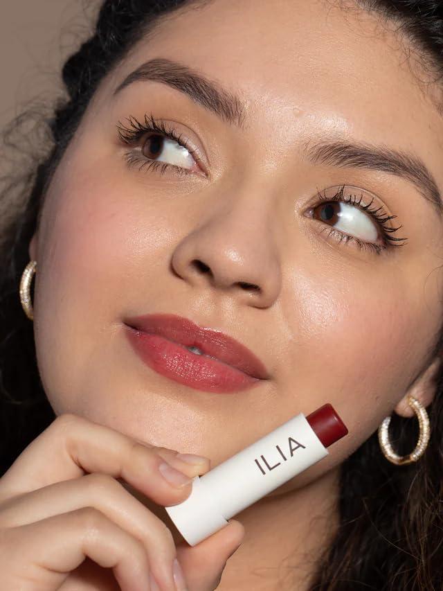 ILIA ILIA - Balmy Tint Hydrating Lip Balm | Buildable Lip Color + Soft Shine | Nourish + Moisturize with Shea Butter & Rosehip Seed Oil | Vegan, Clean, Cruelty-Free Makeup (Wanderlust, 0.15 oz | 4.4 g)