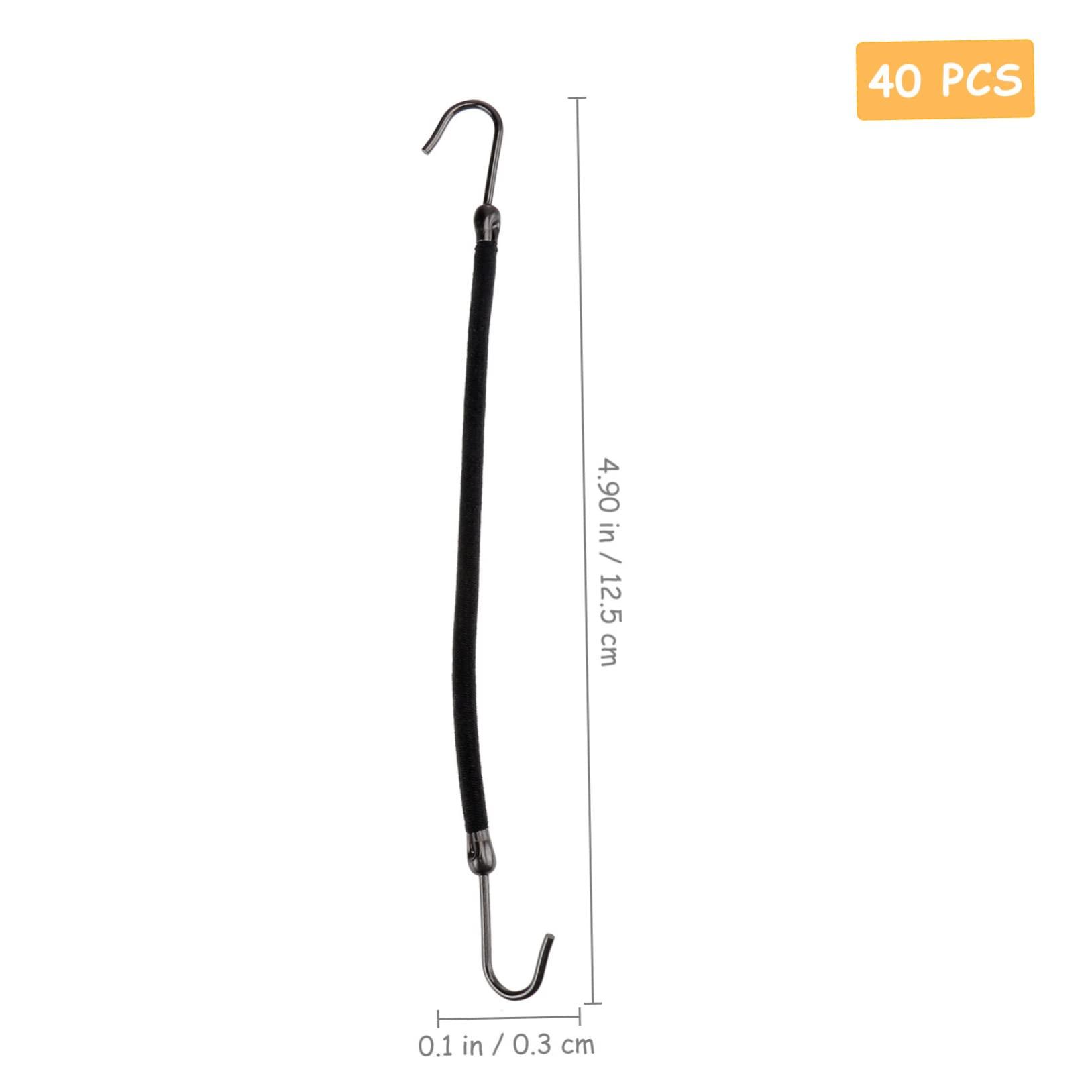 FRCOLOR FRCOLOR 120 Pcs Ponytail Elastic Bands Hook Bungee Hair Tie Hook Elastic Hair Bands Hooks Hair Cord Hair Ties with Hooks Bungee Bands Hair Hooks Rubber Bands Bulk Bride The Bubble Headgear