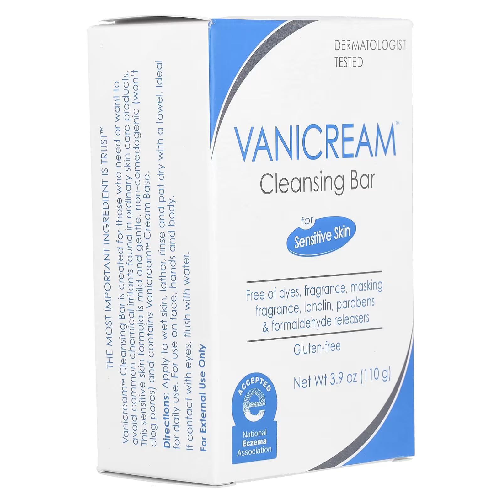 Vanicream Vanicream Cleasing Bar for Sensitive Skin 3.9oz (Pack of 8)
