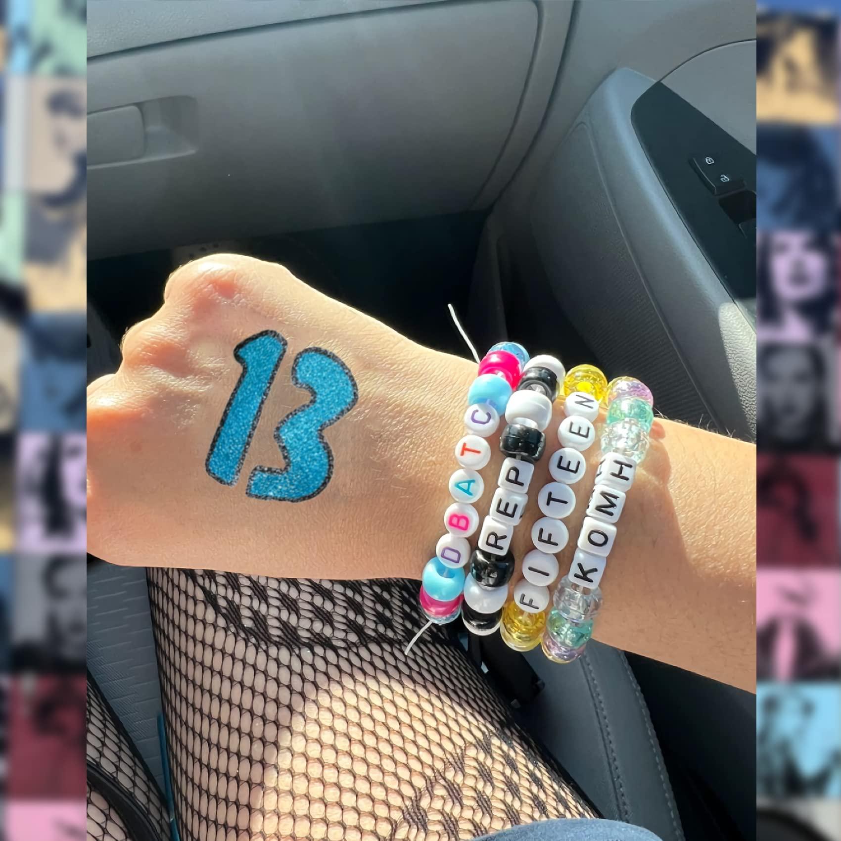 Tuoshei 20 pcs Glow in the Dark 13 Temporary Tattoos Stickers 13 Hand Tattoo Concert Rave Accessories