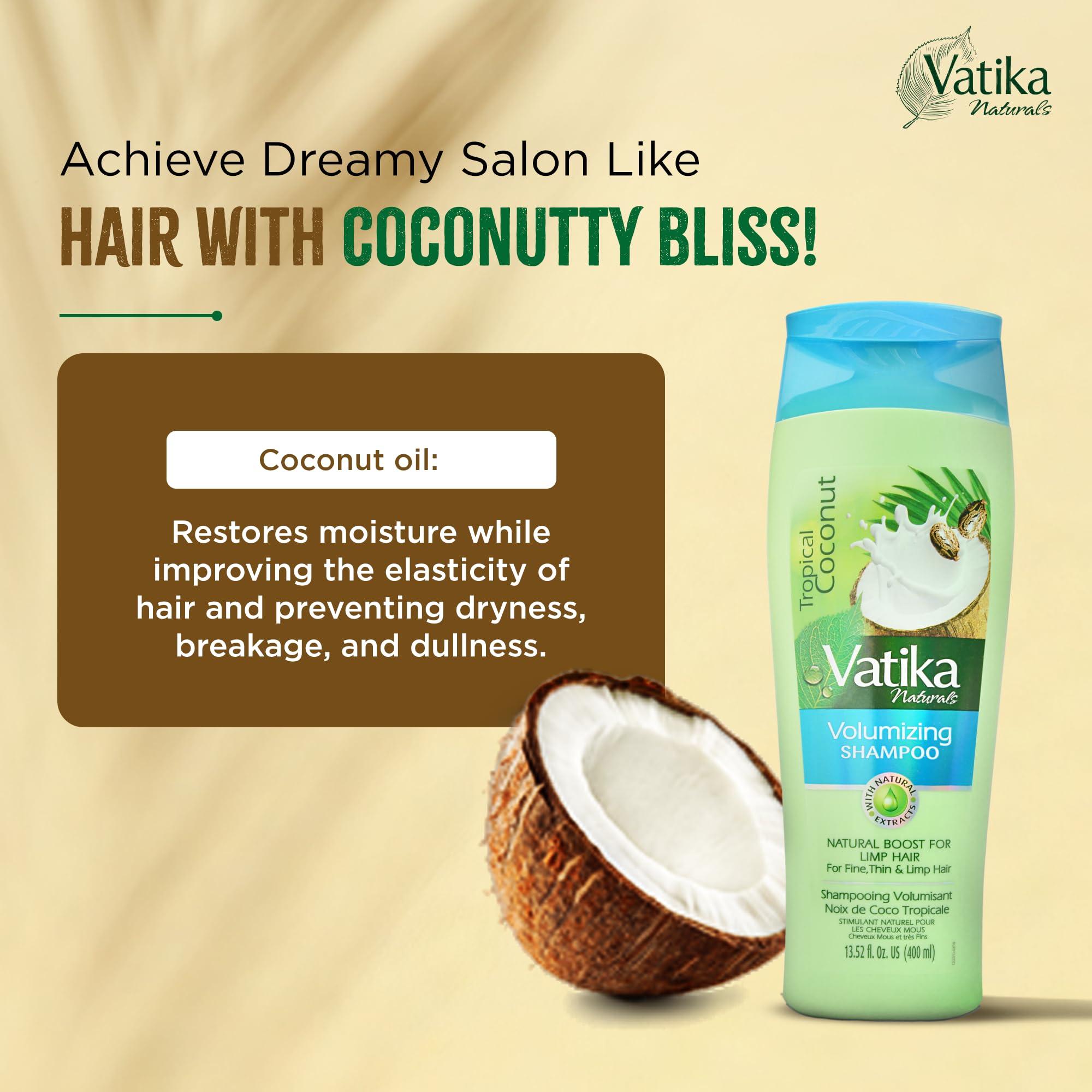 Vatika Naturals Dabur Vatika Naturals Shampoo and Conditioner Set (Coconut)