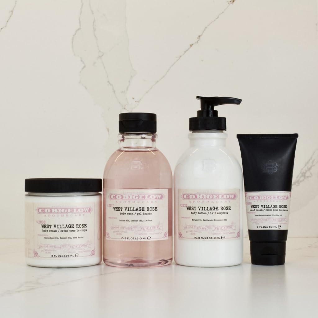 C. O. Bigelow C.O. Bigelow Iconic Collection West Village Rose Body Wash, with Sodium PCA, Coconut Oil, Aloe Vera, 10.5 fl oz