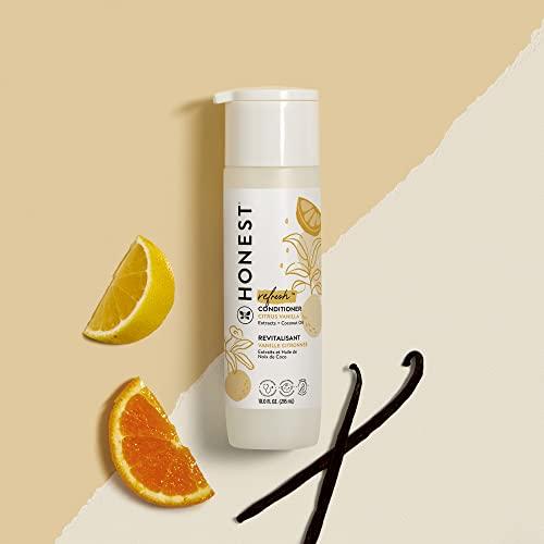 The Honest Company The Honest Company Citrus Vanilla Conditioner + Conditioning Detangler Bundle (10 fl oz, 4 fl oz) | Naturally Derived, Silicone & Tear Free, Hypoallergenic