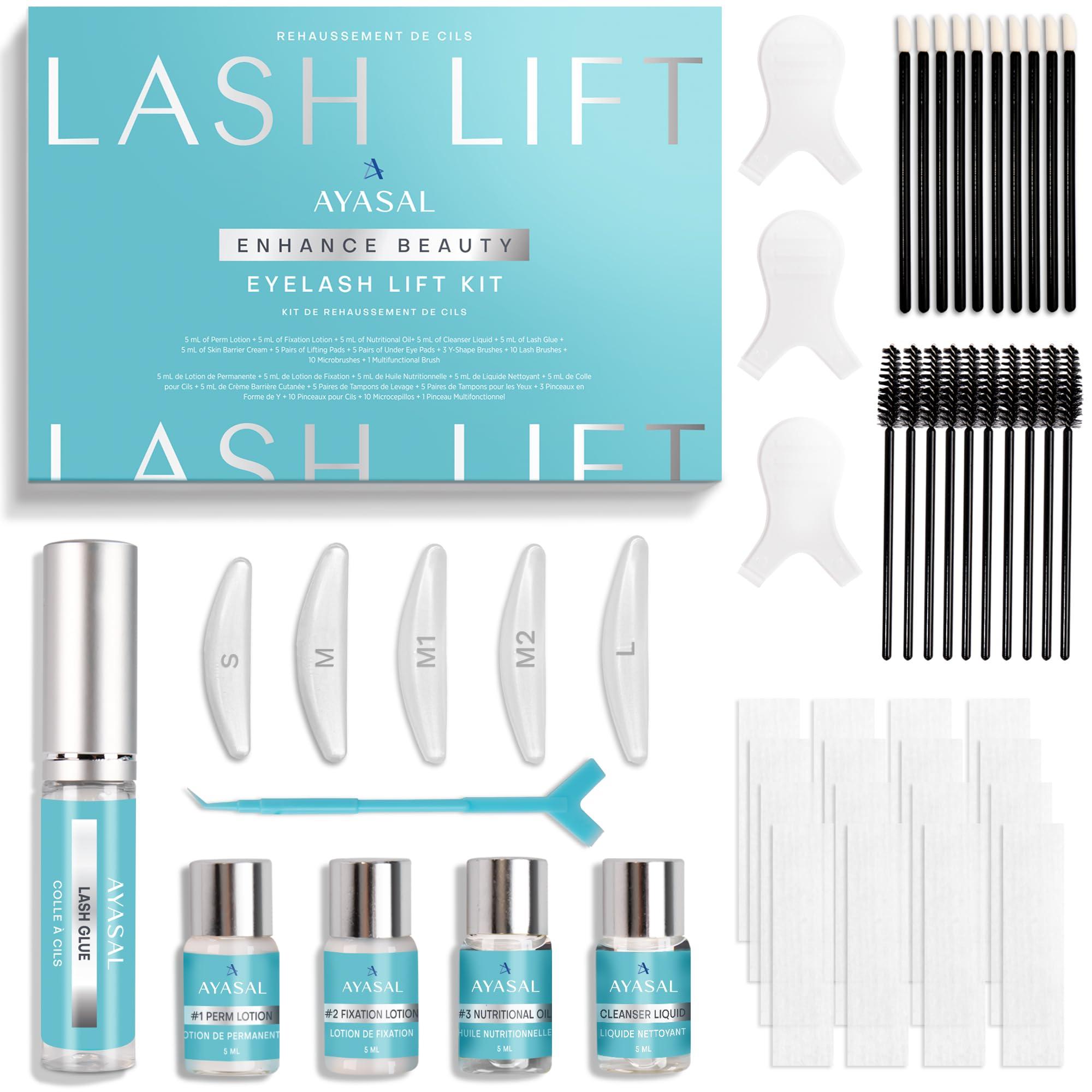 AYASAL AYASAL Lash Lift Kit Eyelash Perm Kit, with Detailed Instruction Eyelash Lift Kit, Easy for Beginner and Professional Lash Perm Kit, Achieve Salon-Quality Lashes Lift with Safe and Effective Result