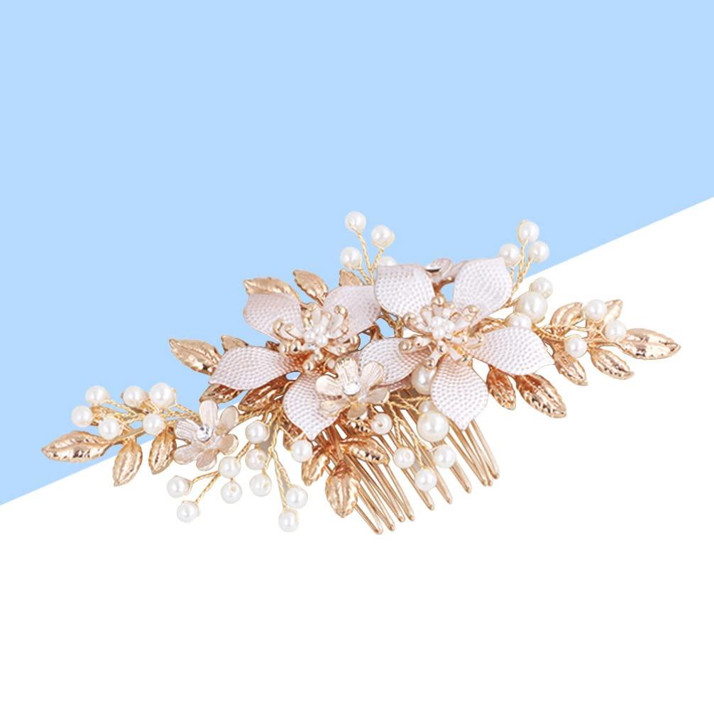 KALLORY Bridal Comb Crystal Hair Comb Wedding Hair Comb Bridal Hair Accessories Wedding Hair Accessories