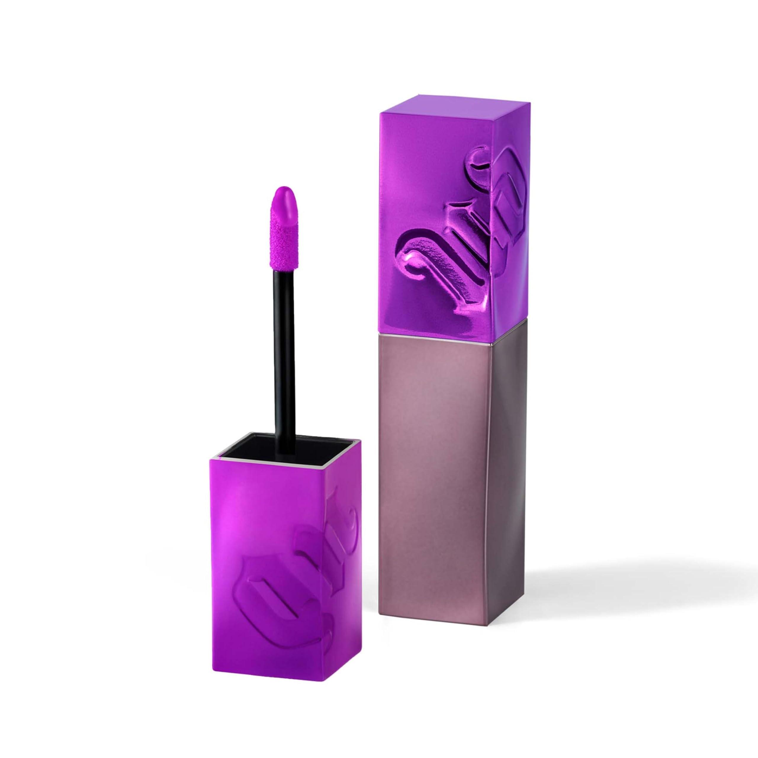 URBAN DECAY Urban Decay Vice Lip Bond Glossy Longwear Liquid Lipstick (No Restraints - Fuchsia Purple), Transfer-proof, Smudge-proof, Up to 16HR Wear, Vegan, Cruelty-free - 0.14 fl oz
