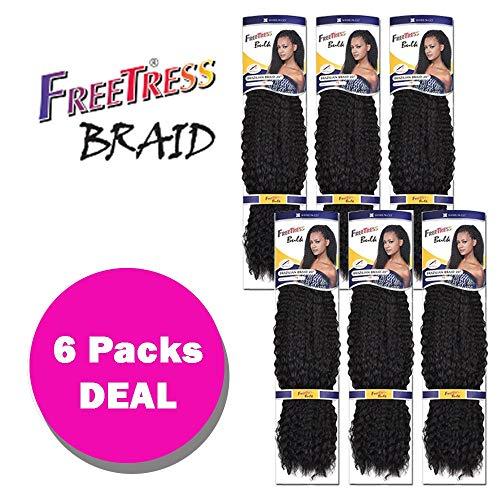Freetress Freetress Synthetic Crochet Hair - BRAZILIAN BRAID 20" (6-Pack, 4)