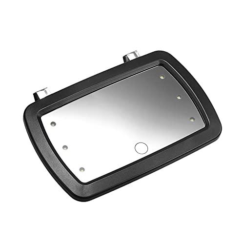 Wemay Car Sun Visor Mirror Makeup Sun-shading Cosmetic Mirror Vanity Mirror Automobile Make Up Mirror with Six LED Lights