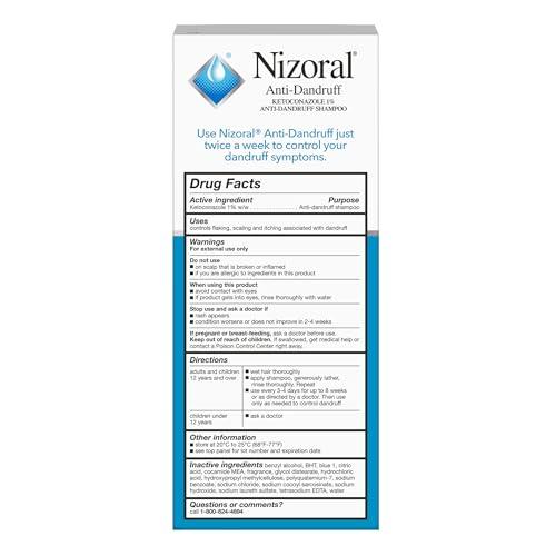 Nizoral Nizoral Anti-Dandruff Shampoo with 1% Ketoconazole, Fresh Scent, 21 Fl Oz (Pack of 3)