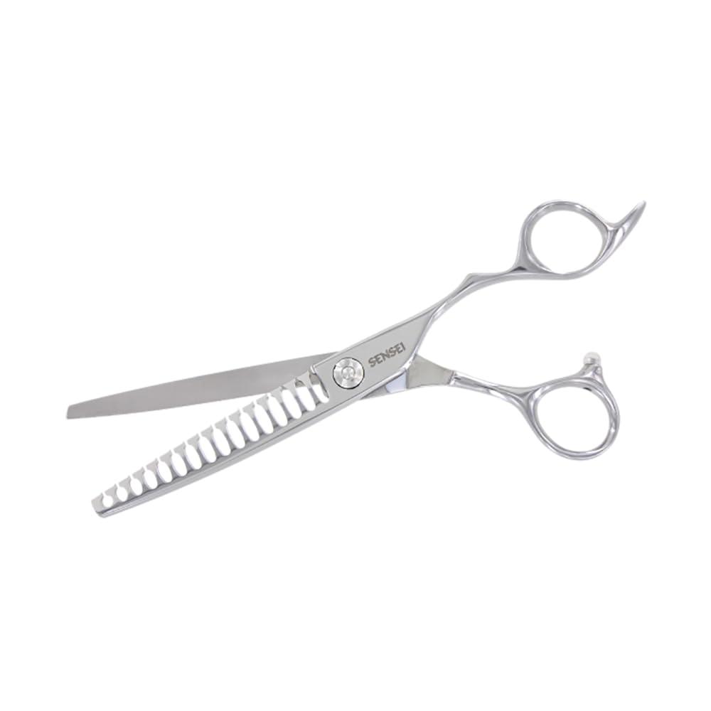 Sensei Sensei Shears 6.5\" 16 Tooth Deluxe Speed Cut Texture Flat Line Tension Shear