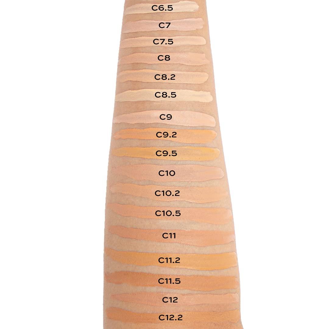 Makeup Revolution Makeup Revolution Conceal and Hydrate Concealer, Full Coverage & Matte Finish, C7.5 for Medium Skin Tones, Vegan & Cruelty-Free, 0.7 Fl Oz