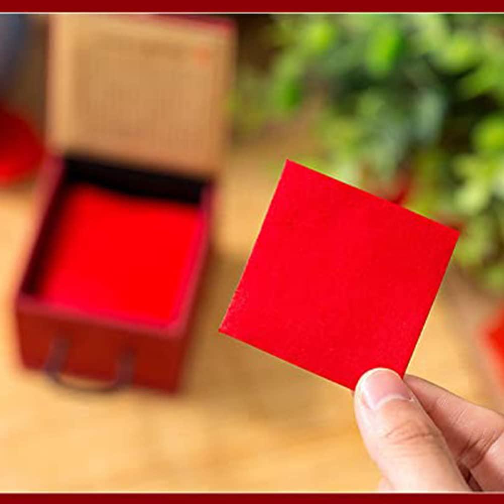 SHENGSHIYU SHENGSHIYU 12pcs Ancient Chinese Style Red Lip Paper Bite Paper Classic Makeup Rouge Moisturizing Lipstick Sexy Red Lip Beauty Cosmetics,Wife, Women,RoseRed-5X5cm