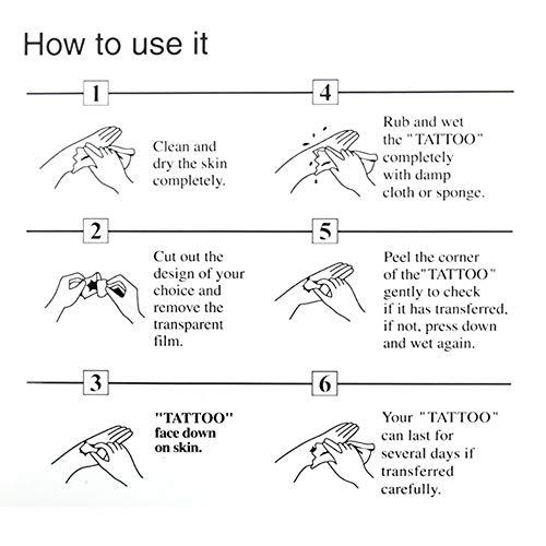 Ooopsiun Ooopsiun 12 Large Sheets Snake Temporary Tattoos For Men Women , Cool Waterproof Body Fake Tattoo Sticker for Aldult 3D Cobra Mamba Viper Arm Tattoos