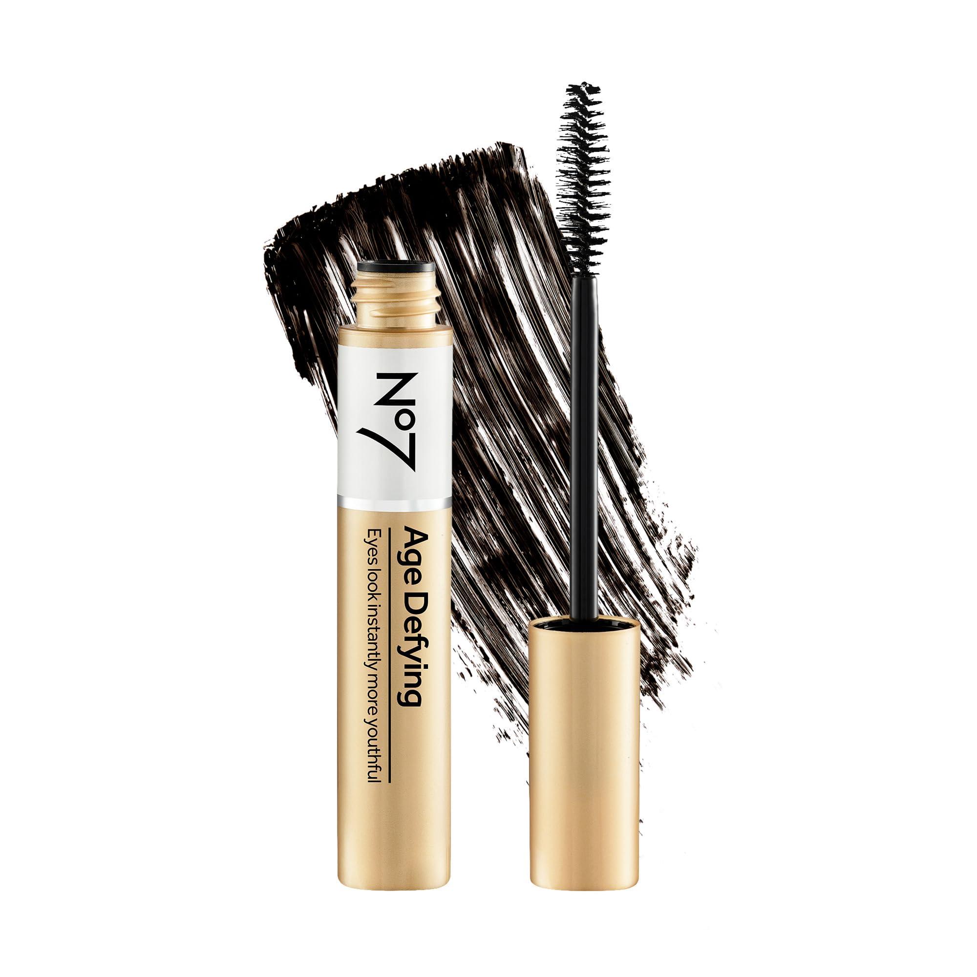 No7 No7 Age Defying Eye Mascara - All-in-One Eyelash Mascara for Enhanced Length, Curling & Volumizing Eyelashes - Smudge & Clump Free Eye Makeup for Women (7ml)