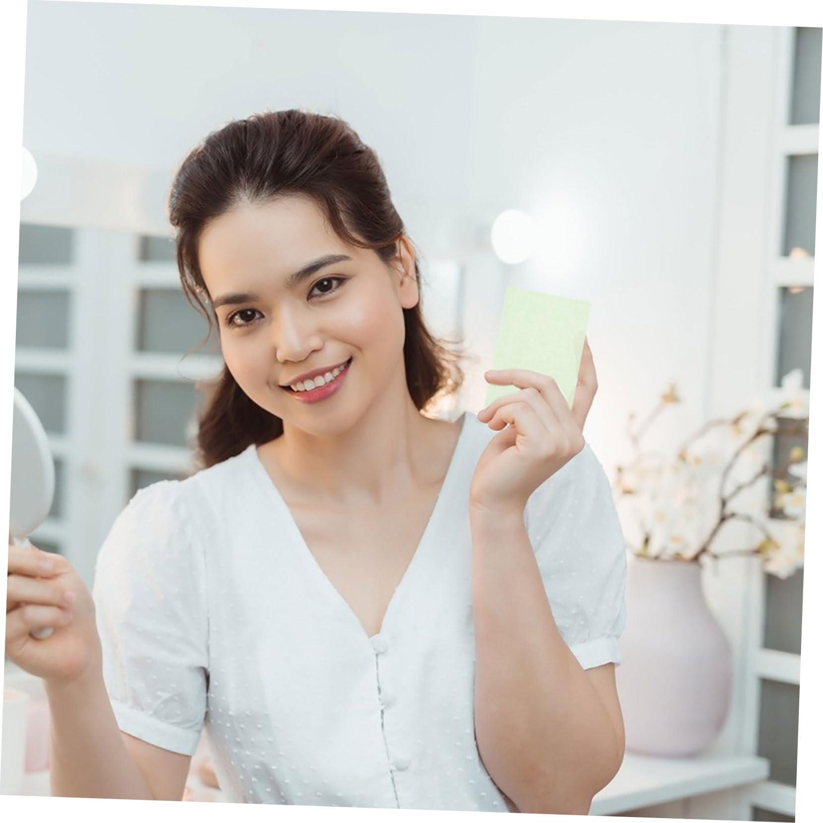 BIUDECO BIUDECO 10 Pack Facial Oil Blotting Sheets 100 Sheets/box Makeup Oil Removal Paper Oil Control for Face Portable Convenient