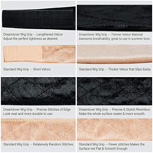 Dreamlover Dreamlover Wig Grip Band for Women, Black