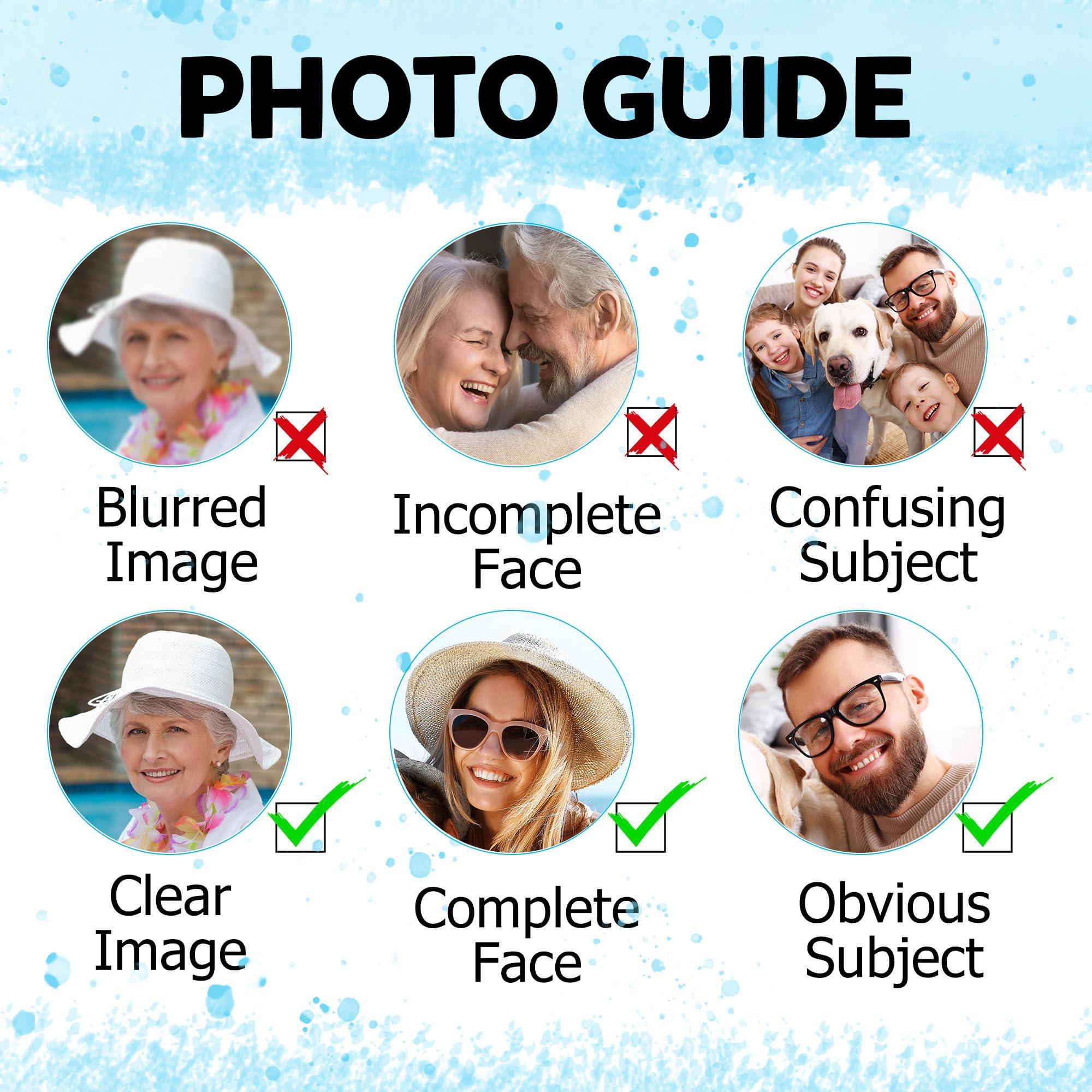 Artsadd Personalized Tattoos for Bachelor Party,Bachelorette Party Tattoos Face Text on Stickers Party Supplies Gifts for Bride Groom