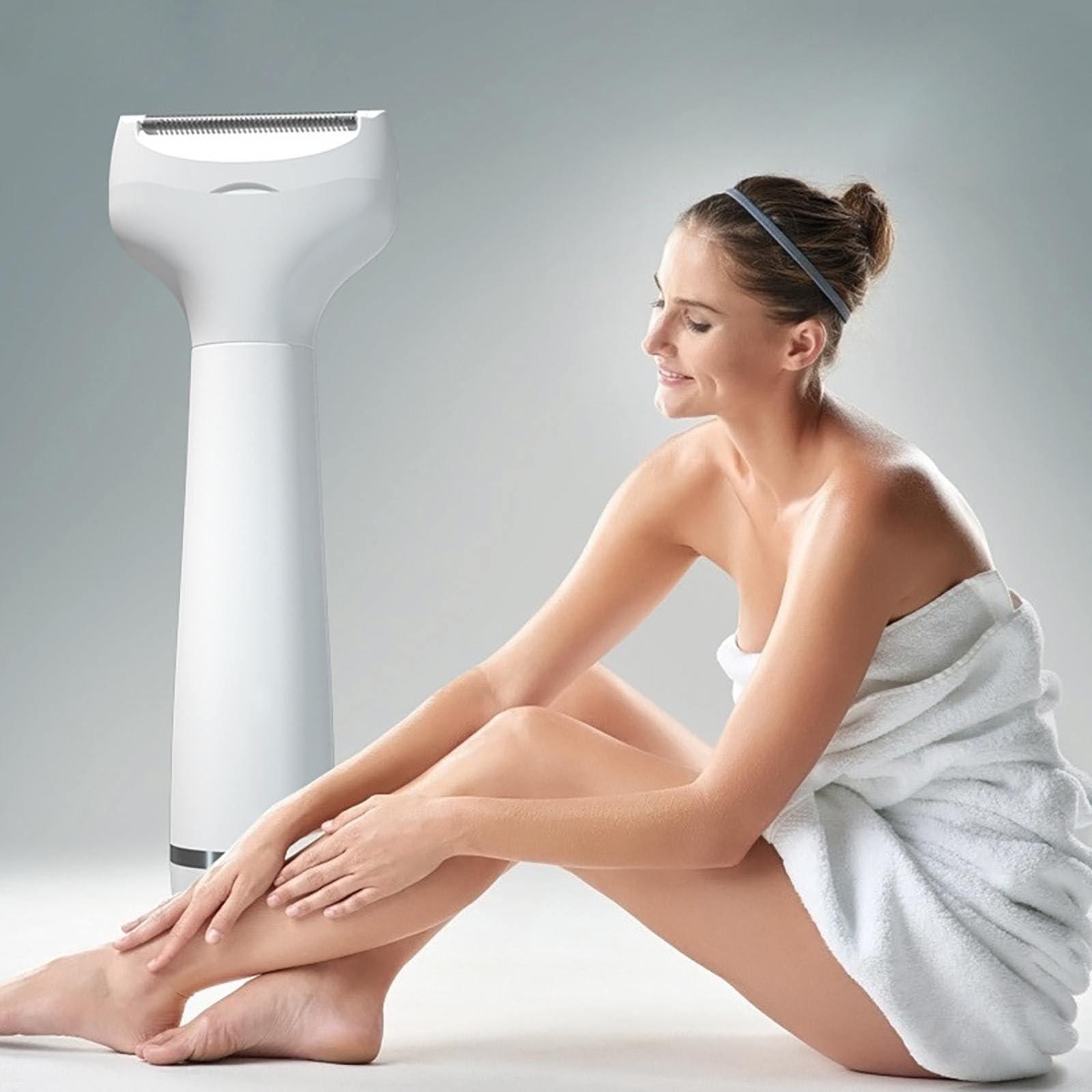 Generic 5 in 1 Electric Shaver Razor,Electric Razors for Women,Bikini Painless Remover for Face Nose Eyebrow Armpit Legs Pubic (Rose Gold)