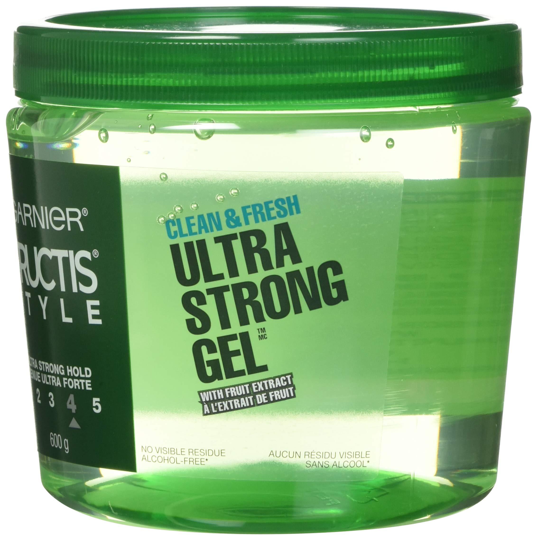 Garnier Garnier Fructis Style Ultra Strong Hold Gel, Clean and Fresh, No. 4, 21.2 Ounce