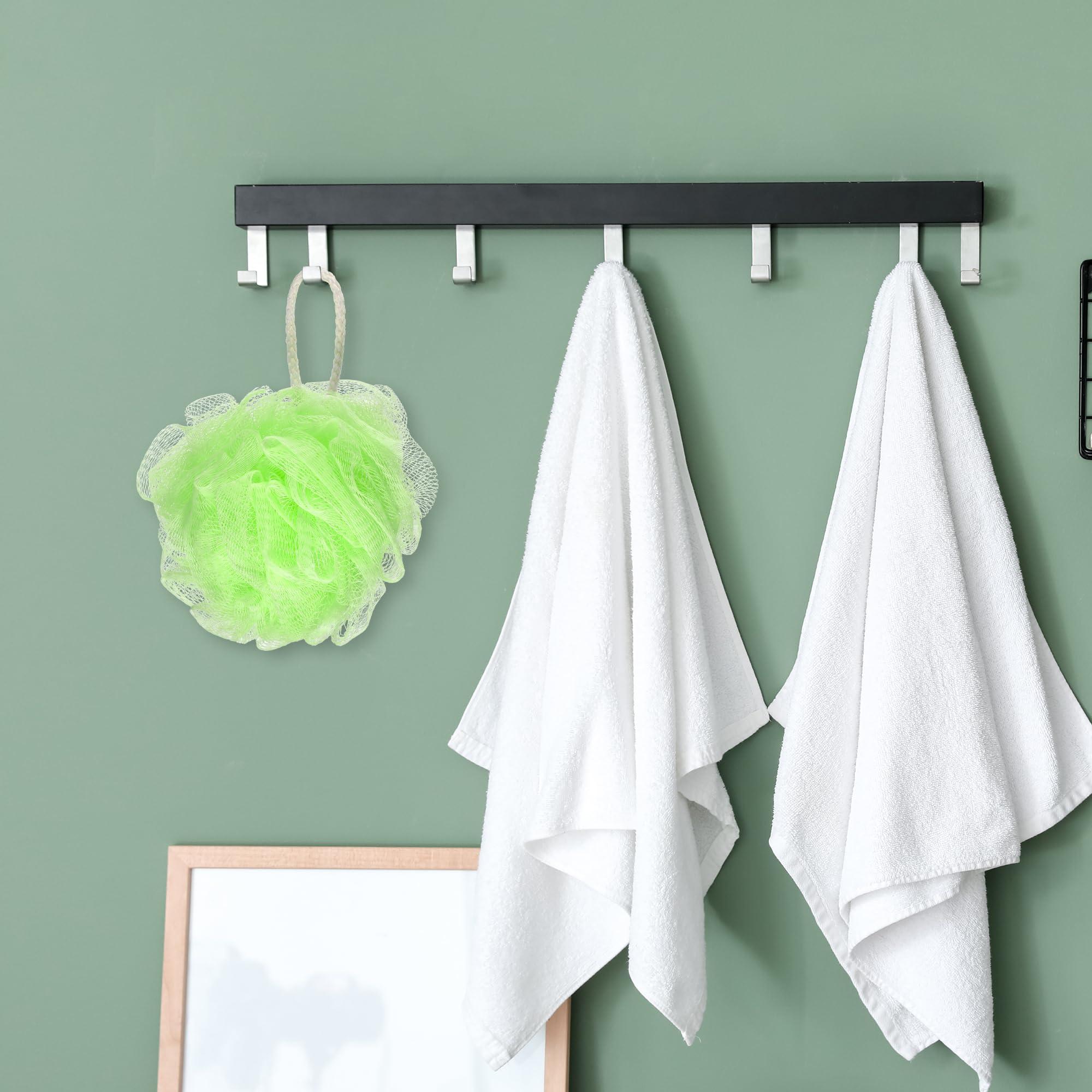 VOCOSTE VOCOSTE Bath Shower Loofah Sponges Body Puffs for Bathroom 5.12\"x5.51\" Green 1 Pc