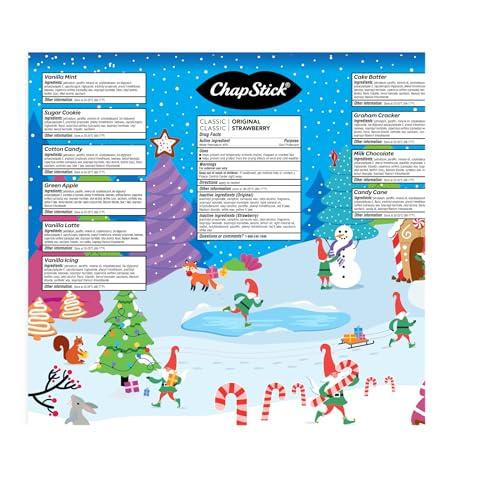 ChapStick ChapStick 12 Days of Holiday Advent Calendar Lip Balm Gift Set - 0.15 Oz