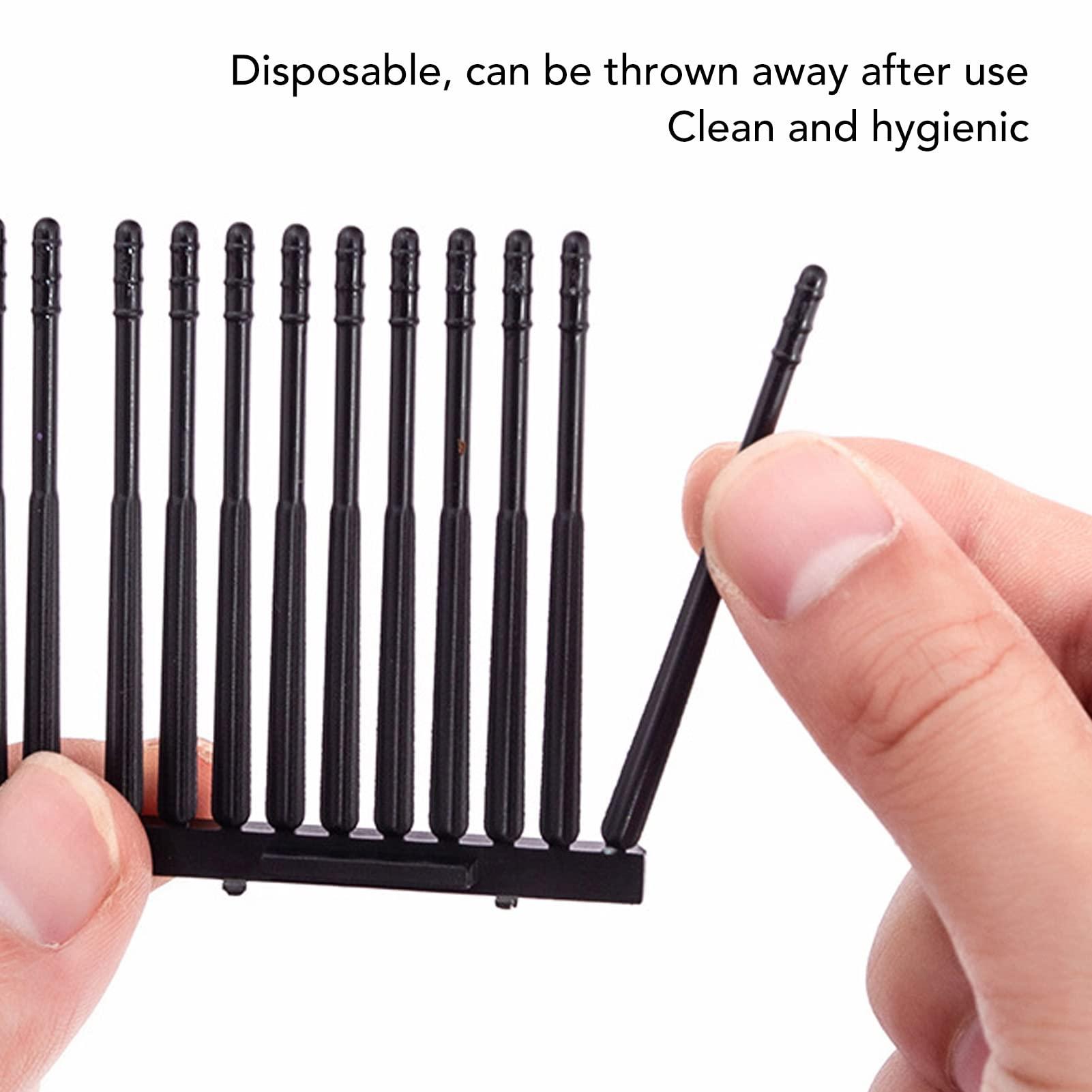 Dioche Dioche 100pcs Disposable Ear Pick, Earwax Removal, Plastic Ear Clean Tool, Curette Spoon Cleaner 360 Degree Cleaning Stick Ear Pick For Kids Adults