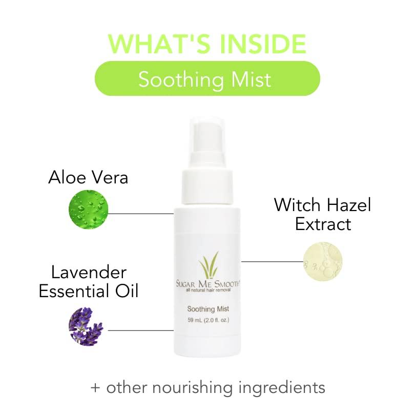 Sugar Me Smooth Sugar Me Smooth Bikini Sugar Wax Kit – Gentle On Skin And Less Painful Hair Removal In A Simple System For At-Home Brazilian, No Strips, No Heat, Water Soluble All-Natural Solution For All Hair Types