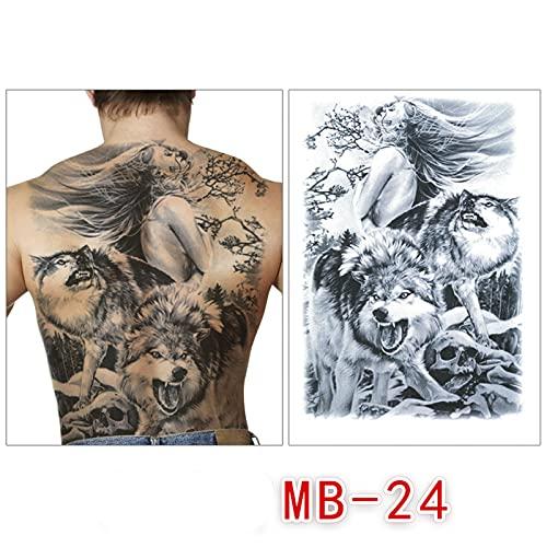 shulian Waterproof temporary men tattoos tattoo full back large tatoo fake dragon girl tattoo and body art sticker sexy decals big tatoo-BFMB-02