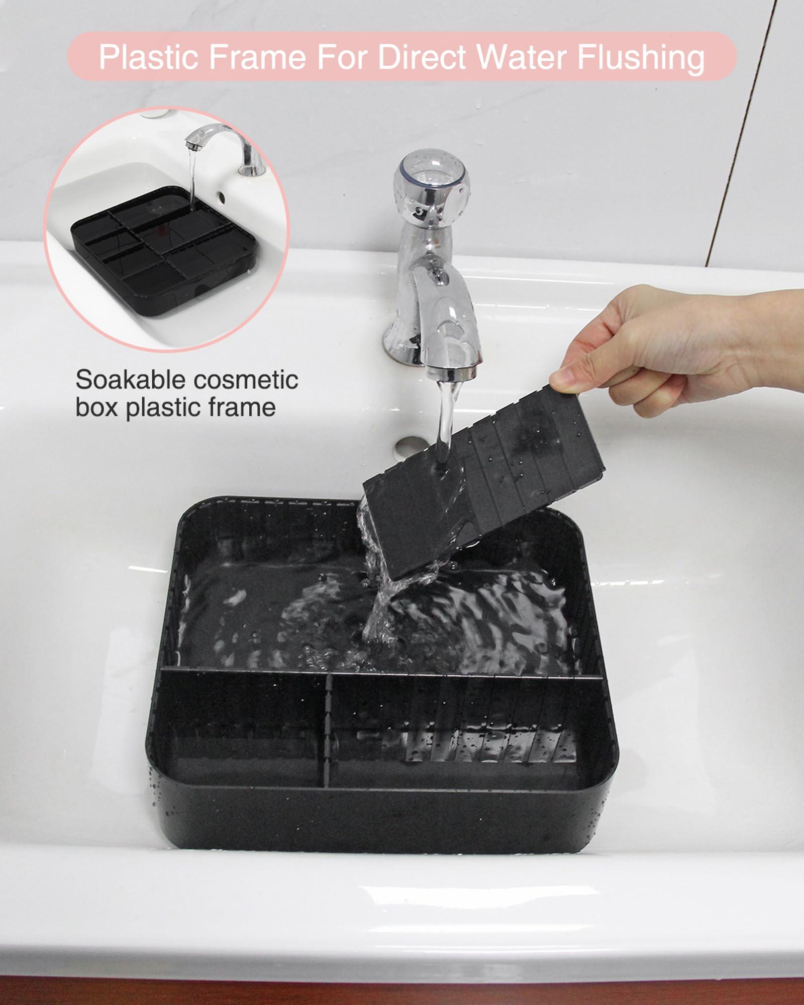 Yinke Yinke Reusable Cleaning Cartridge with 6 Pack Refill Cleaning Concentrate Capsules for Braun Clean & Renew CCR, Replacement Shaver Cleaner Solution for Clean&Charge Cleaning System, (6+1 Set)