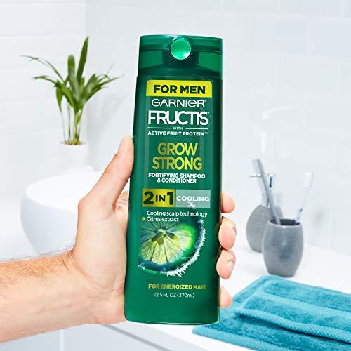 Garnier Garnier Hair Care Fructis Grow Strong Cooling 2-in-1 Shampoo & Conditioner for Men, 12.5 Fl Oz
