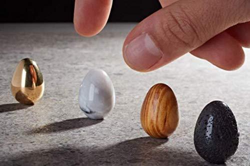 Orijin Design Company Orijin Design Co. All Natural Meditation, Mindfulness & Focus Tool. The Thinking Egg. Natural Howlite Stone