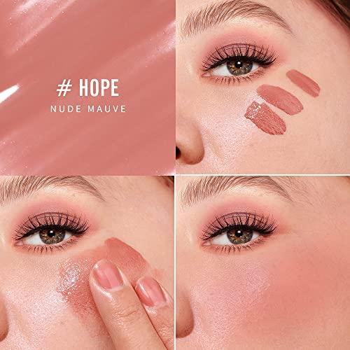KIMUSE KIMUSE Soft Cream Blush Makeup, Liquid Blush for Cheeks, Weightless, Long-Wearing, Smudge Proof, Natural-Looking, Dewy Finish