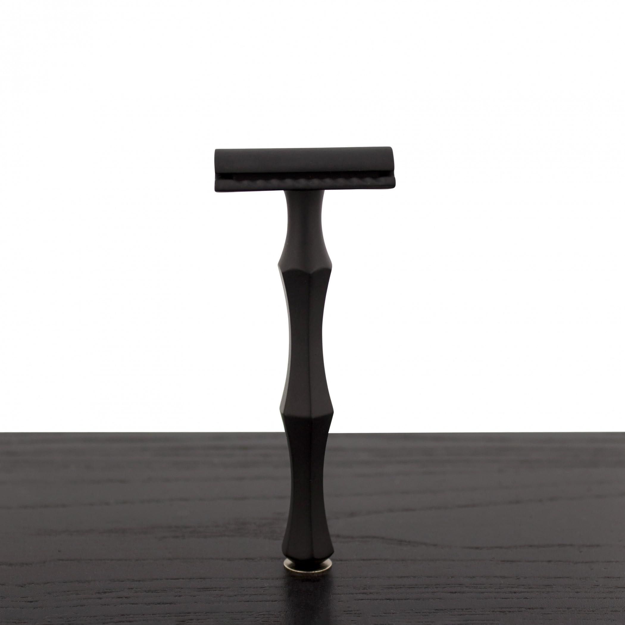 West Coast Shaving West Coast Shaving Midnight Collection Razor 47B, Black Stainless Steel (WCS Exclusive Open Comb (Toothsome))