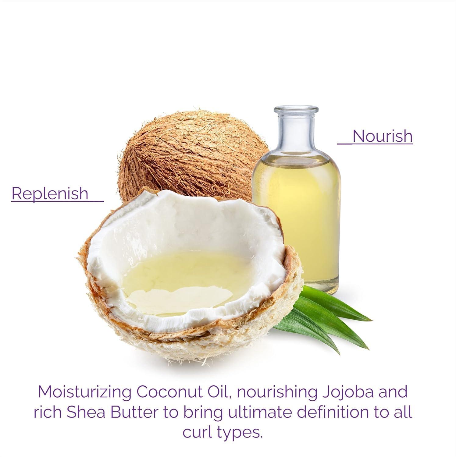 GIOVANNI GIOVANNI Curl Habit Curl Defining Conditioner - Conditioner Curly Hair, Condition & Enhance Curls with Coconut Oil, Jojoba, & Shea Butter, Vegan, Cruelty-Free, Silicone Free Curl Conditioner - 13.5 oz