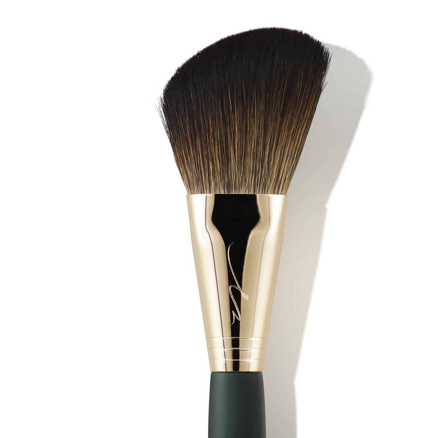 SOO ADOR [SOO ADOR] okhee Face Powder Brush PIV04 - Fluffy Brush for Seamless Powder Application and Blending | Designed by K-Pop Beauty Artist Seo Ok | Makeup Brush Base Brush Powder Brush