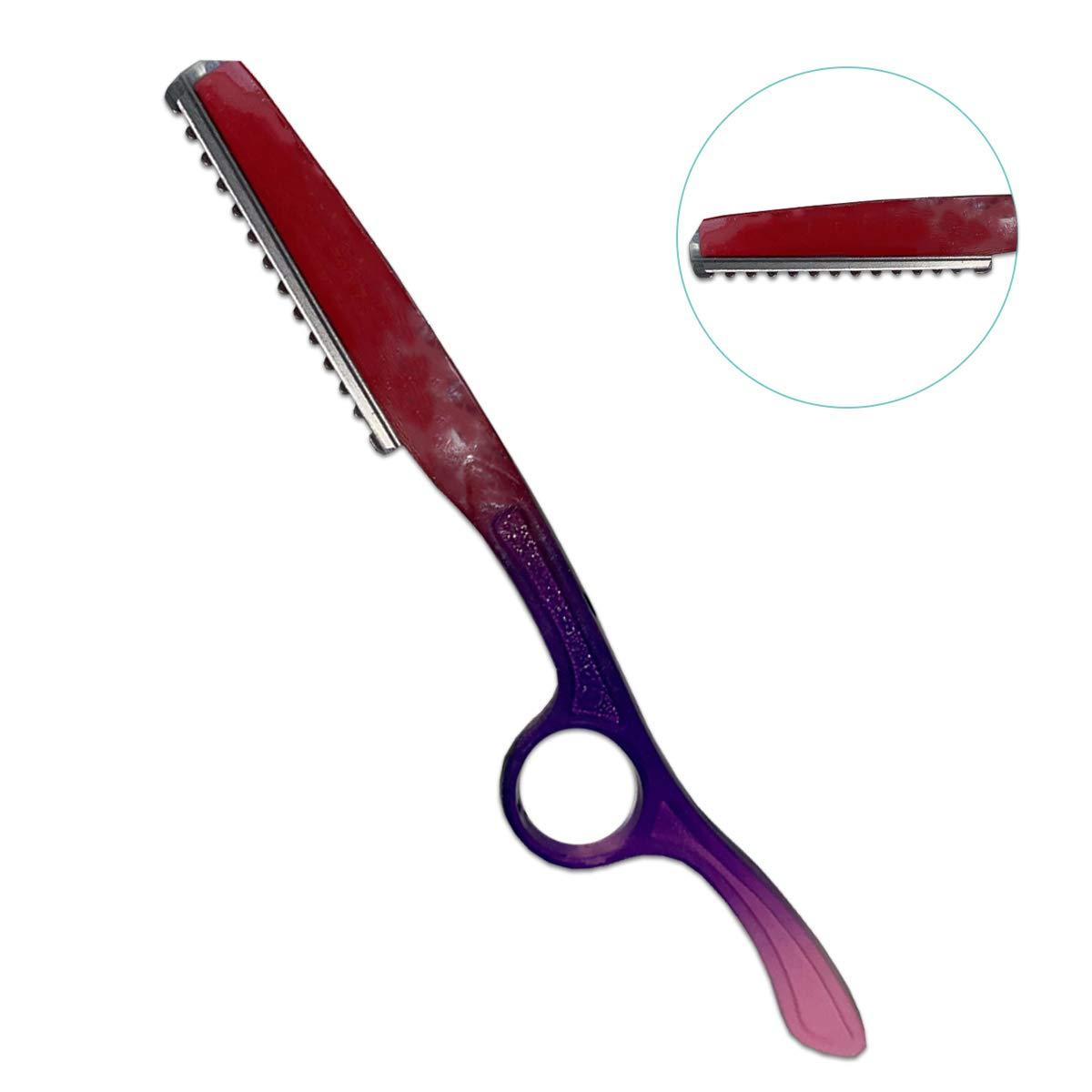 SURGICAL ONLINE Professional Straight Edge Barber Razor Haircutting, Styling, Premium Stainless Steel Blades For Shaping, Texture, Layering, Blending