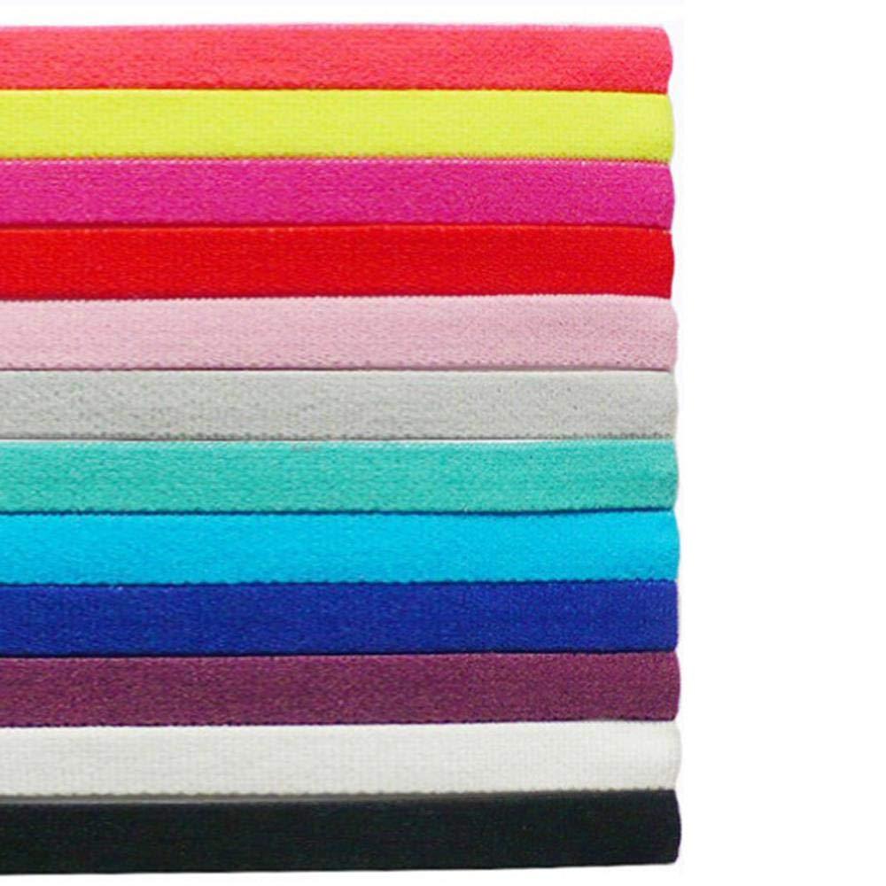 N\\A 1 Pcs Yoga Pure Hair Bands Anti-slip Elastic Rubber Thin Sports Headband Men Hair Accessories Headwrap