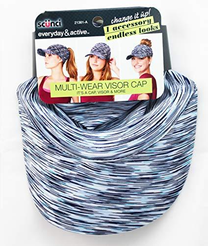 Scunci Scunci Everyday & Active Tie-Dye Wide Head Wrap Headband Cover Multi-Wear Visor Cap Headband