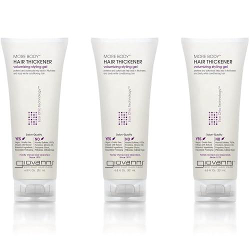 GIOVANNI GIOVANNI Direct Leave-In Weightless Moisture Conditioner - Co Wash, Great for Curls & Wavy Hair, Wash & Go, Salon Quality, No Parabens, Infused with Natural Botanical Ingredients - 8.5 oz, (3 Pack)