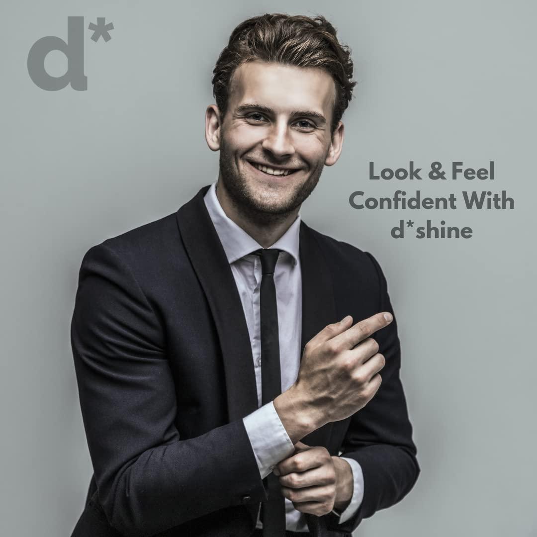 d*shine Mattifying Moisturizer For Men with Oil Control - Matte Finish Anti-shine Lotion - Oil Free Mattifying Face Moisturizer - 8 Hr Mattifying Moisturizer - Light, Quick Absorb, Non-Greasy Facial Lotion