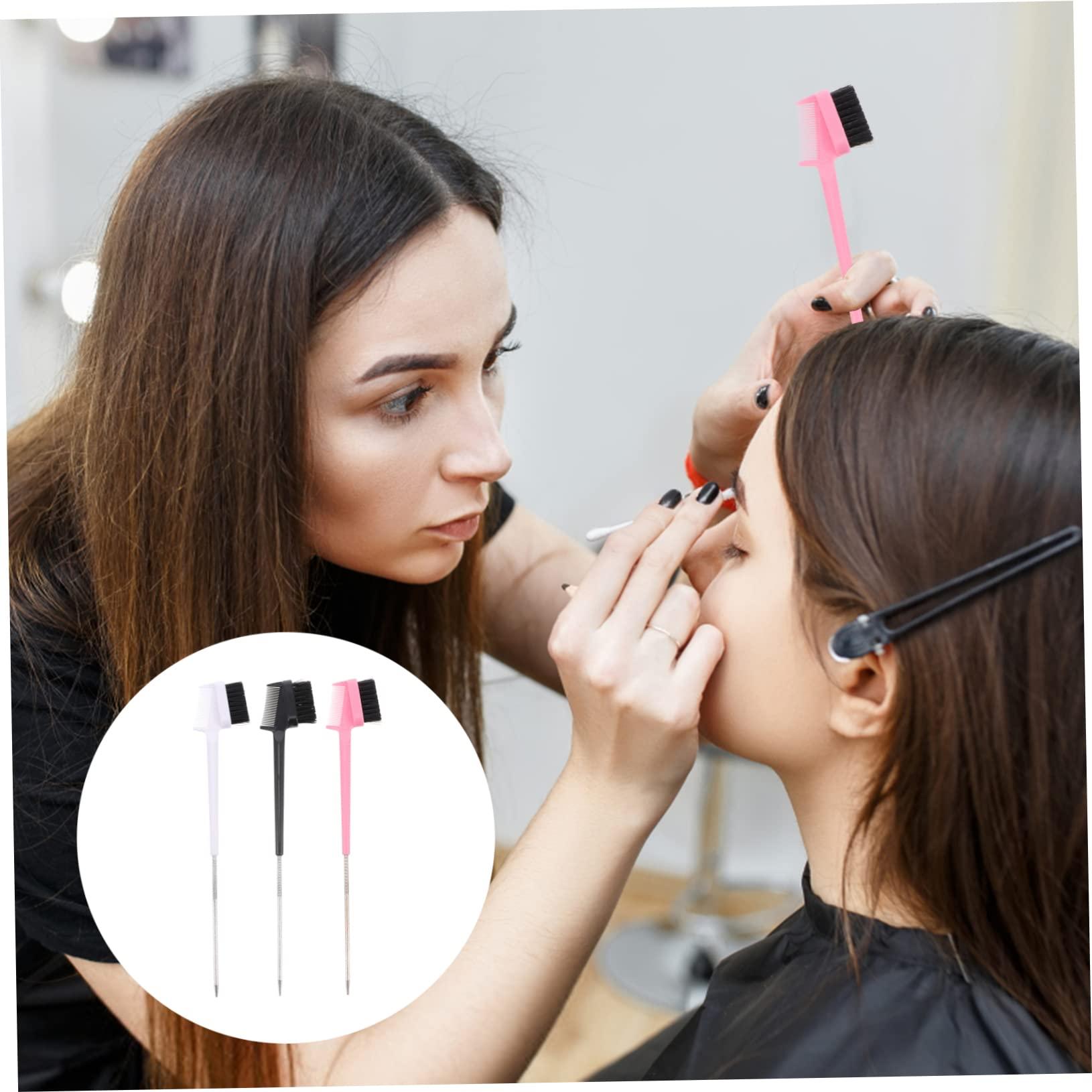 NOLITOY NOLITOY Eyebrow Brush Eyelash Brush 3-Piece Set Double-Ended for Shaping Cleaning