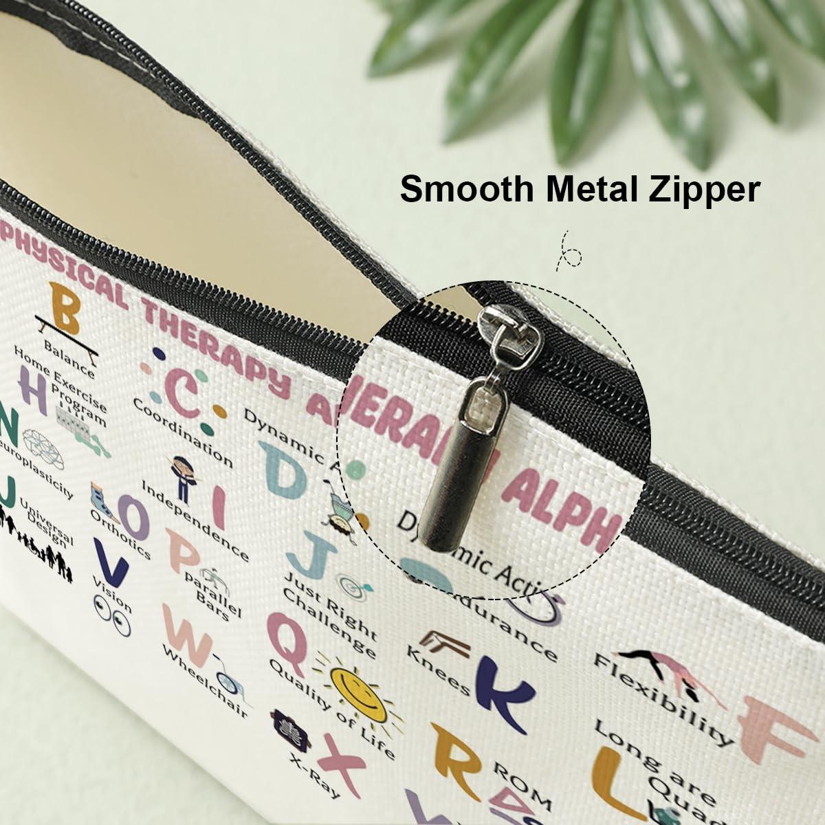 Decohim Decohim Occupational Therapy Gifts Therapist Gifts PT Month Thank You Retirement Gifts for Women Her Coworkers Friends Physical Therapy Gifts Makeup Bag for PT PTA OT Gift