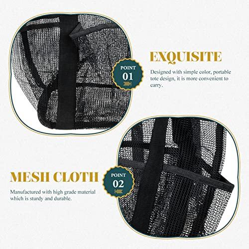 Zerodeko Zerodeko Beach Toiletry Bag Large Capacity Toiletry Bag Beach Bag Large Kids Toy Mesh Beach Toy Bag Portable Beach Pouch Large Beach Bag Childrens Toys Tote Bag Net Travel Make up