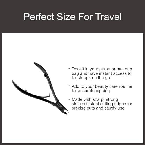 Deborah Lippmann Deborah Lippmann Cuticle Nippers | Stainless Steel Cuticle Trimmers for Fingernail and Toenail Care | Durable Tool for Manicure and Pedicure